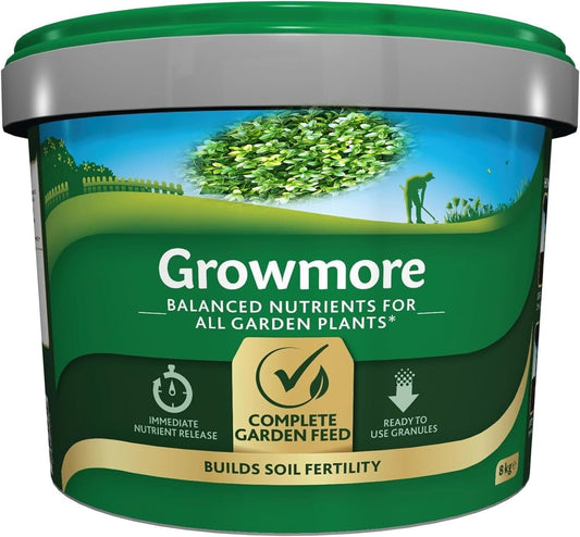 indigo Garden Multi-Purpose Plant Fertilisers Growmore 8kg Tub