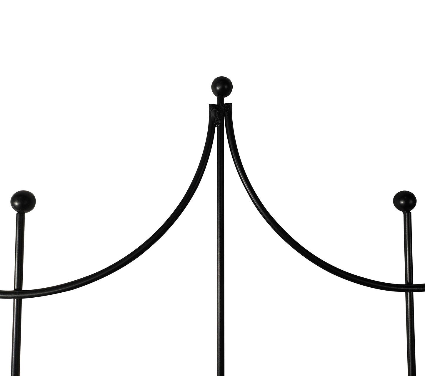 OUTOUR Larger Garden Trellis Plant Support Wire Lattice Grid Panel Stake Fence, 72"x20", for Climbing Plants, Potted Vines Vegetables Vining Flowers Ivy Roses Clematis, Lawn Backyard Patio, Black