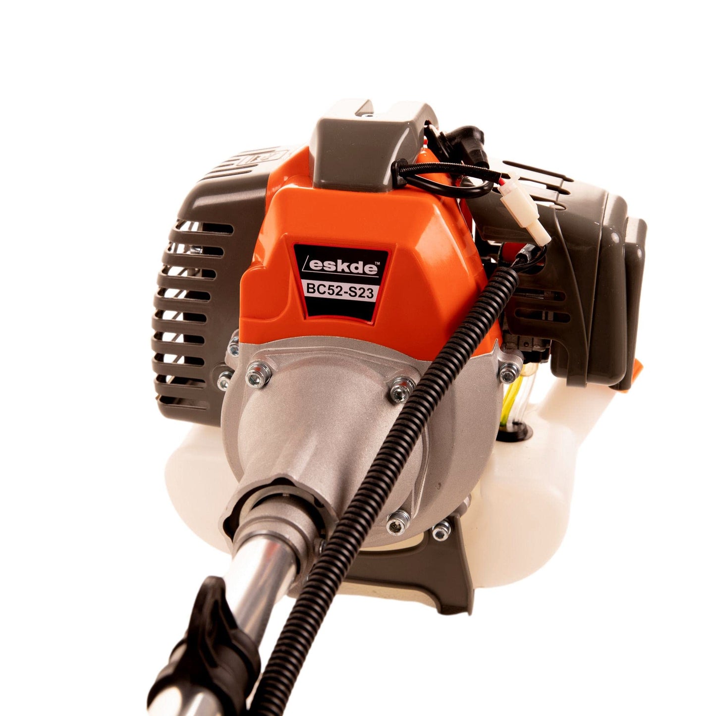 eSkde 52cc Petrol Garden Brush Cutter Strimmer Line Trimmer Kit 2 Stroke Petrol 2 in 1 Kit BC52-S23