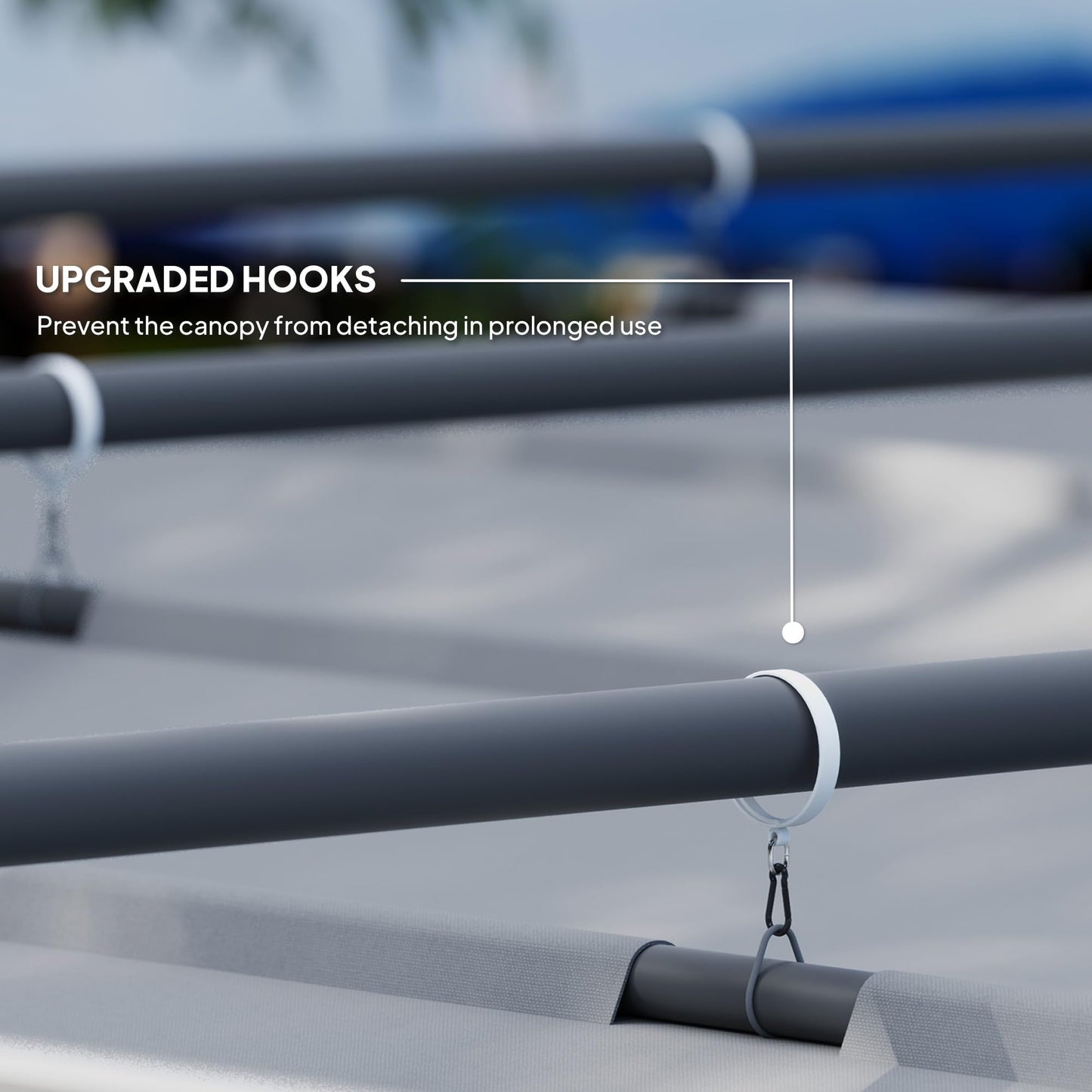 Outsunny 3 x 3(m) Garden Pergola with Retractable Roof and Magnetic Fixture, Outdoor Gazebo Pergola Kit Sun Shade Canopy, UPF30-, Grey