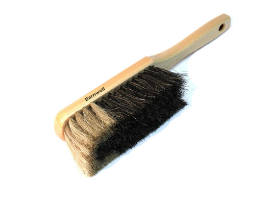 Barnwell Horse Hair Dust Pan Hand Brush Soft Bristles Brickwork Masons
