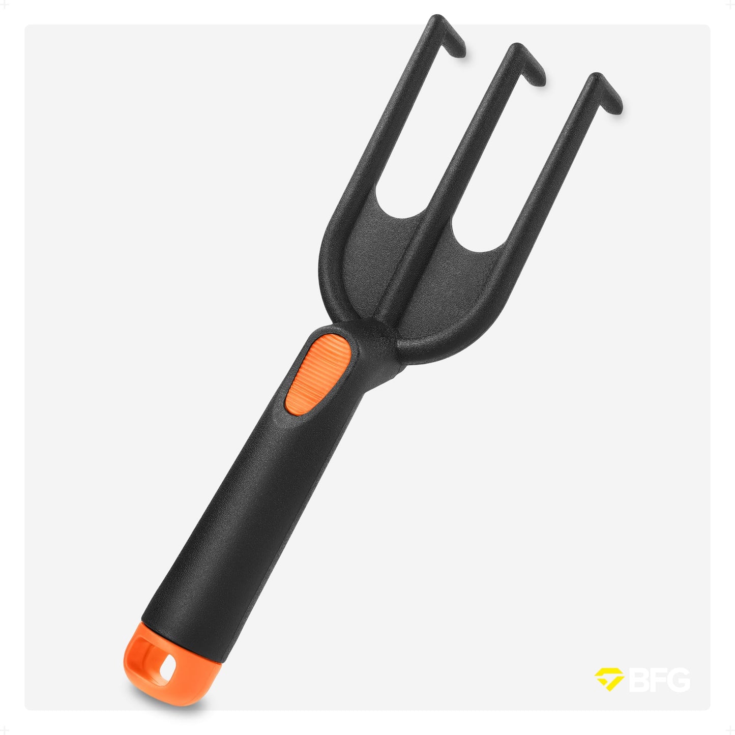 BFG Garden Tools Set Rake Trowel Fork, Lightweight Gardening Tools Set Heavy Duty, Garden Hand Fork, Hand Rake, Hand Trowel, Robust Garden Accessories Garden Rake, Garden Fork, Garden Trowel Tool Kit