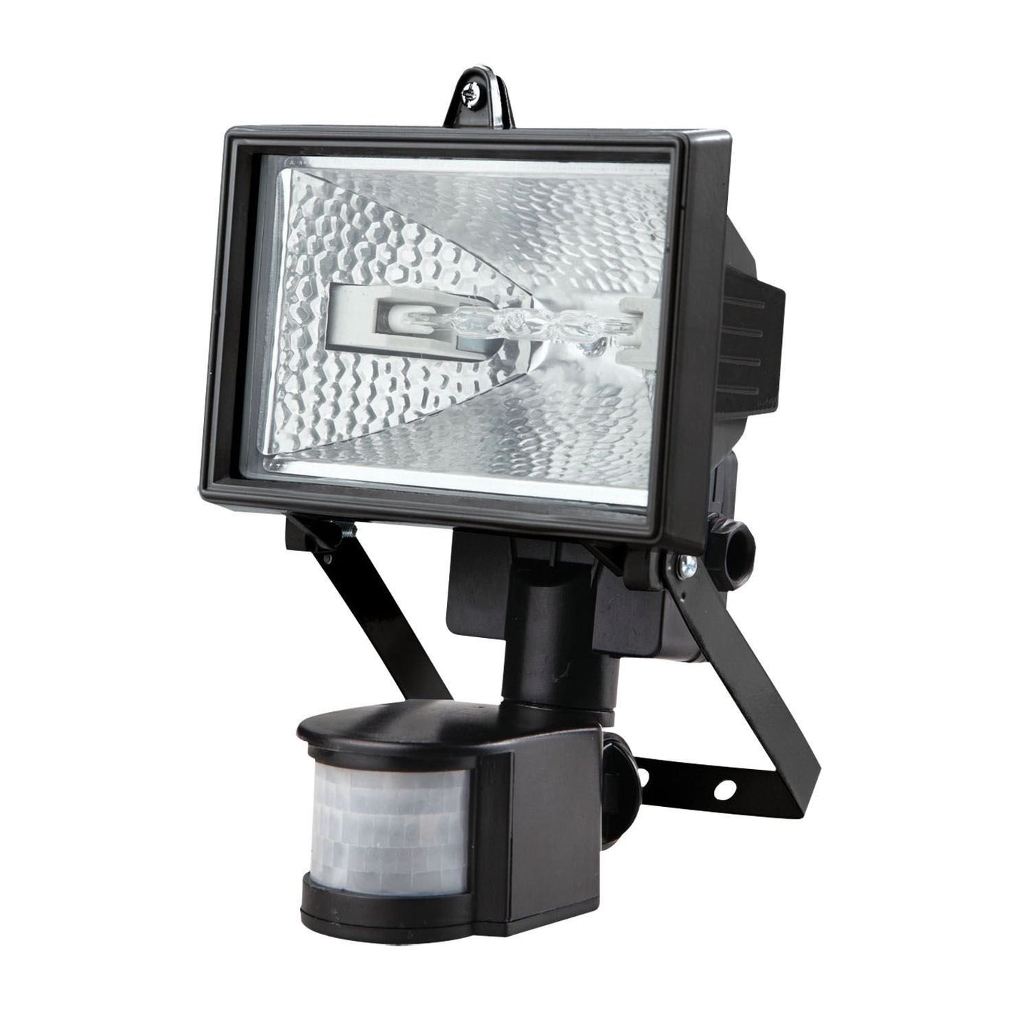 150W Security Flood Light with Sensor - Outdoor Halogen Light, Suitable for Gardens, Garage, Forecourt | PIR Motion Sensor | Waterproof, Weatherproof & Rust Proof - 150 Watt Power, Aluminium Body