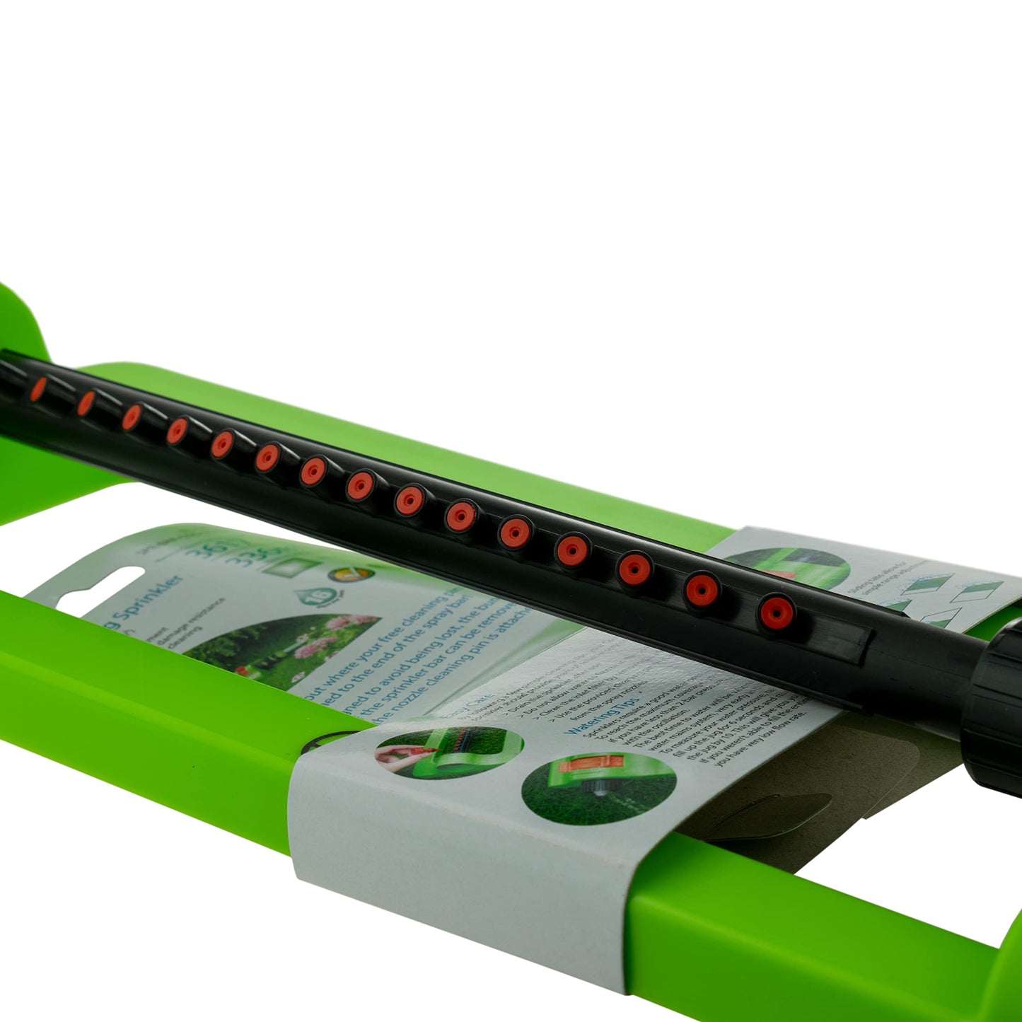 Garden lawn/grass adjustable lawn bar oscillating sprinkler Easy to use sprinkler for lawns and borders,adjustable oscillating action with wider stable base and universal click hose connection