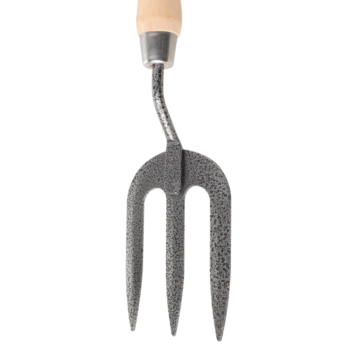 Hardys Garden Hand Fork - Heavy Duty Weed Fork - Carbon Steel Head, Contoured Ash Wood Handle - Lightweight, Durable, Corrosion Resistant Gardening Fork - Epoxy Coated Garden Tool