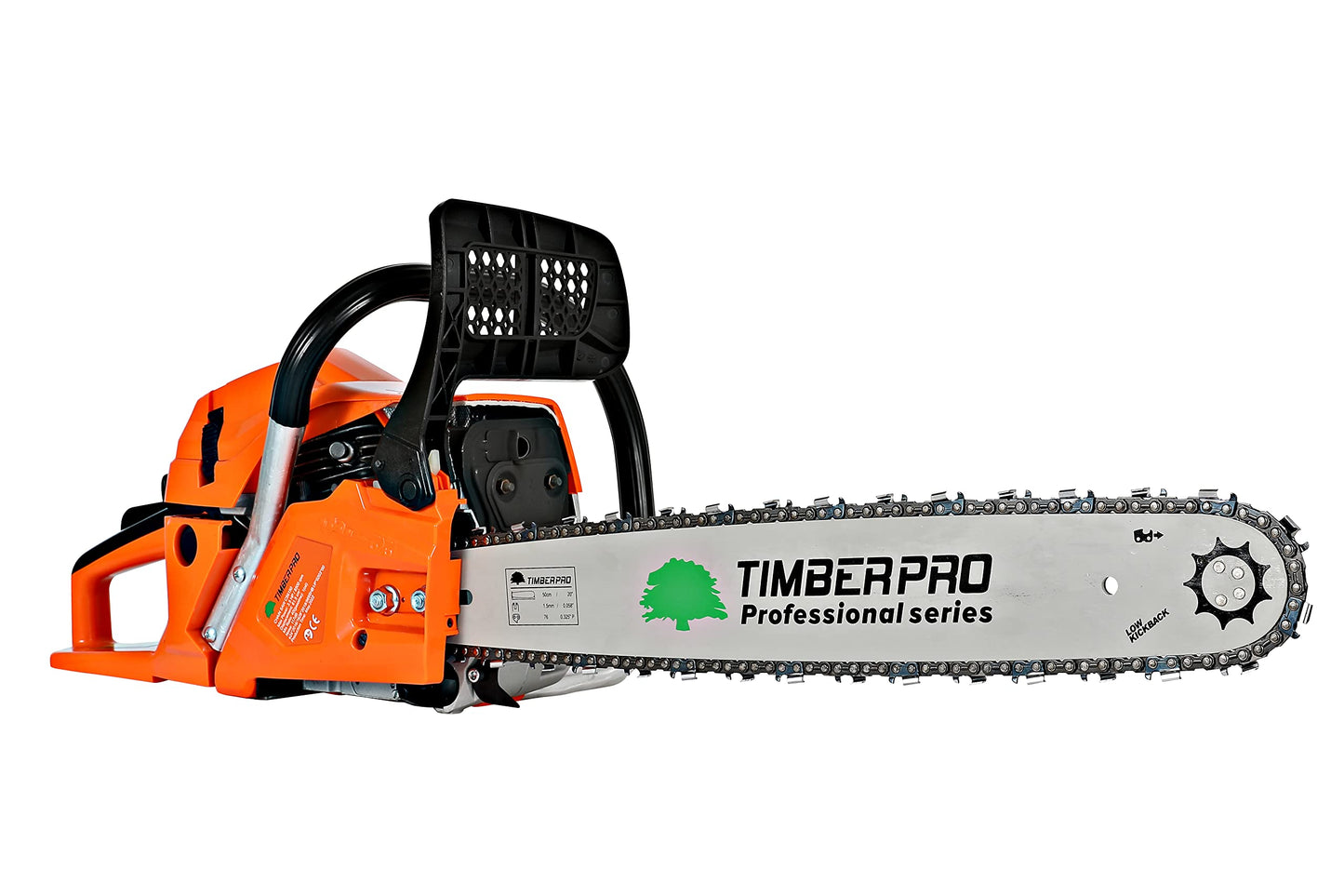 62CC TIMBERPRO Heavy Duty Petrol Chainsaw 20" Bar - 2 Chains