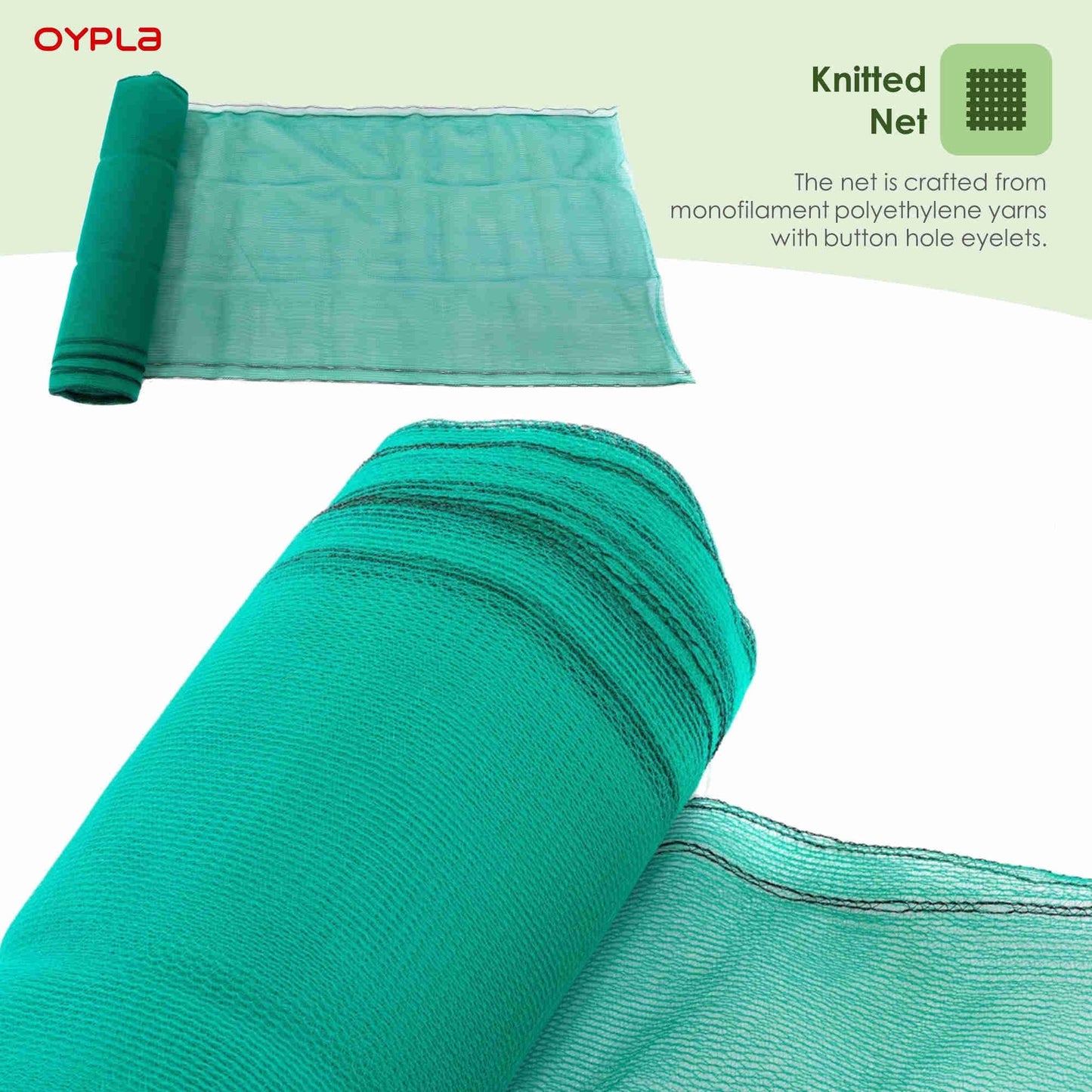 Oypla Safenet Green Shade Debris Scaffold Netting 2m x 50m