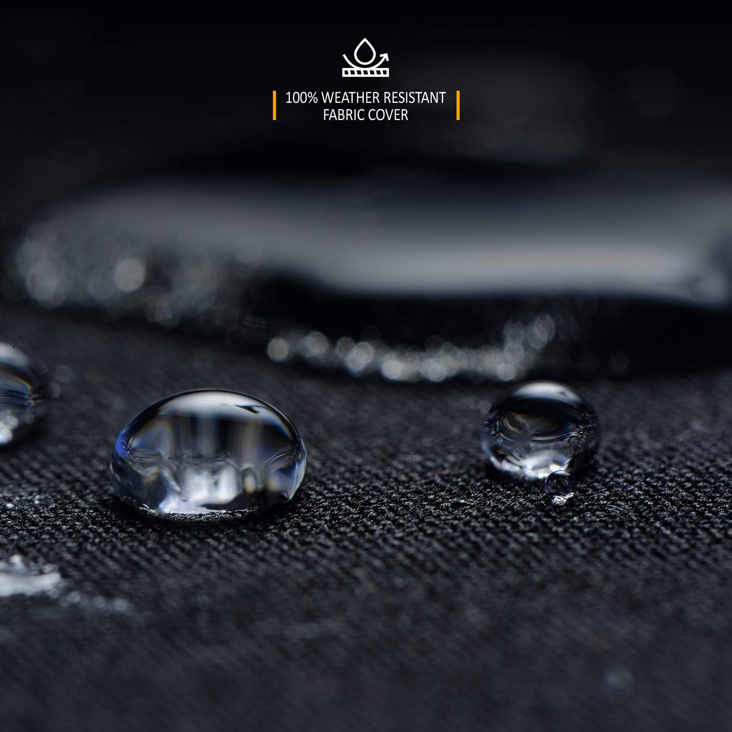 SUNMER Swing 3 Seater With Detachable Canopy, Garden Swing Cushioned Seat, Waterproof Fabric, UV Protection, Made With Strong Powder Coated Steel Frame - Black