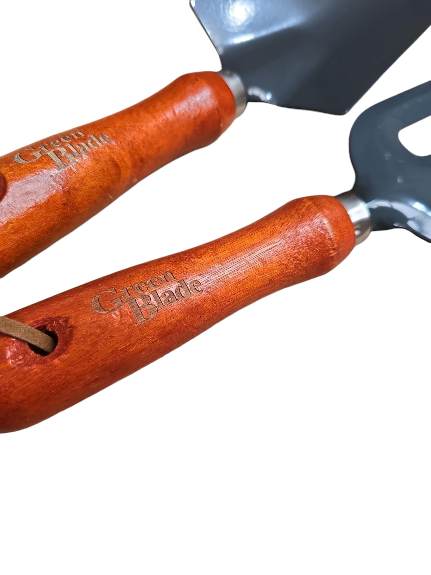 fiXte Hand Fork and Hand Trowel Garden Set Twin Pack Wooden Handles Carbon Steel Ideal Gardening Gift Set