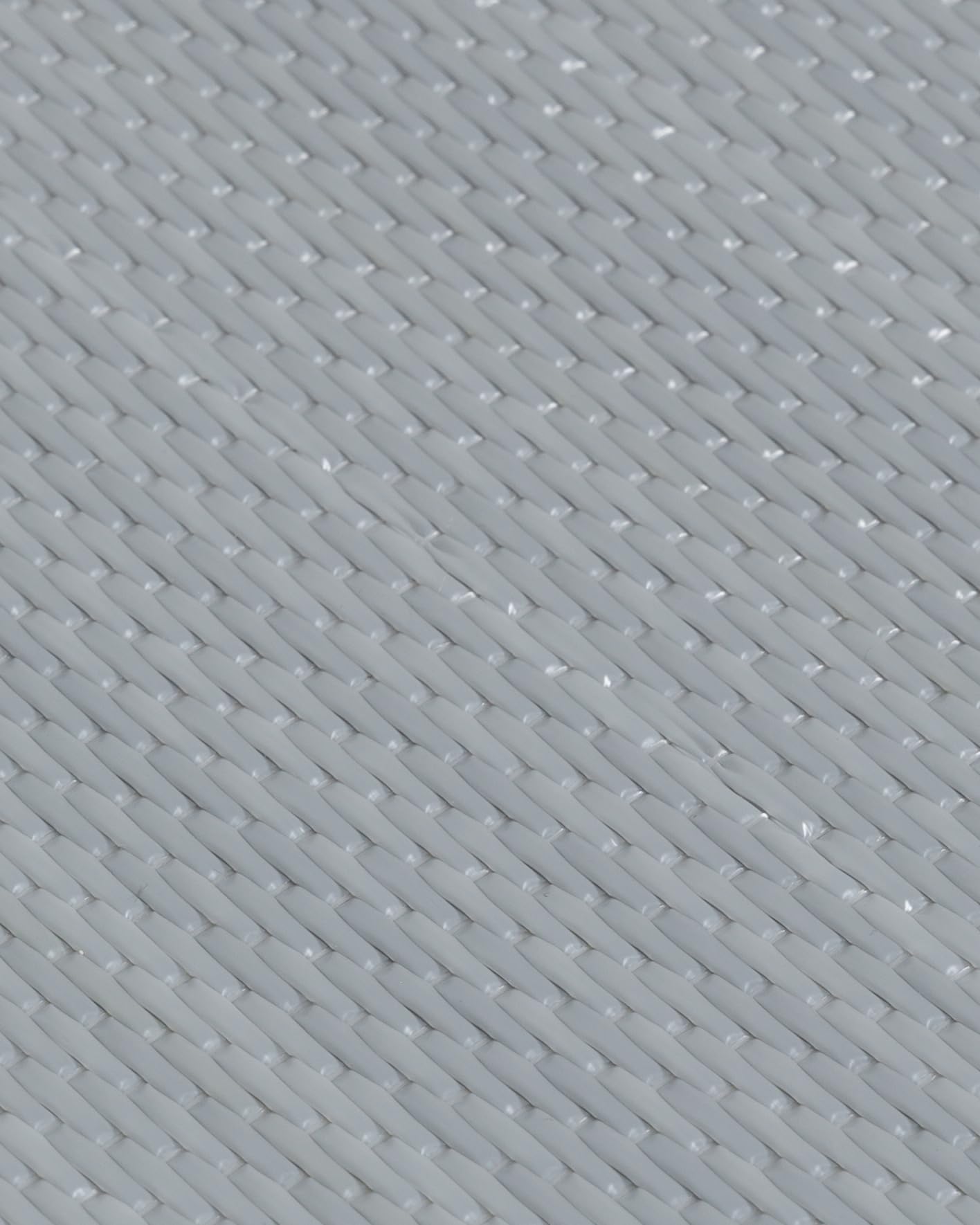 THE RUGS Urban Collection Outdoor Rug - Easy to Clean, Waterproof Plastic Outdoor Rugs for Garden, Patio, Balcony, Camping - Contemporary Plastic Straw Rug - Mono Grey, 90x150cm