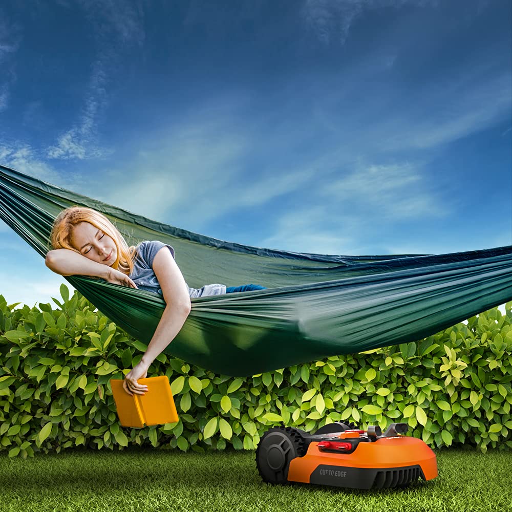 WORX Landroid WR141E Robotic Lawnmower for Medium Gardens up to 500m2 - Automatic, WiFi-Connected Robot Lawn Mower with App Control, AIA Technology and Adjustable Cutting Heights