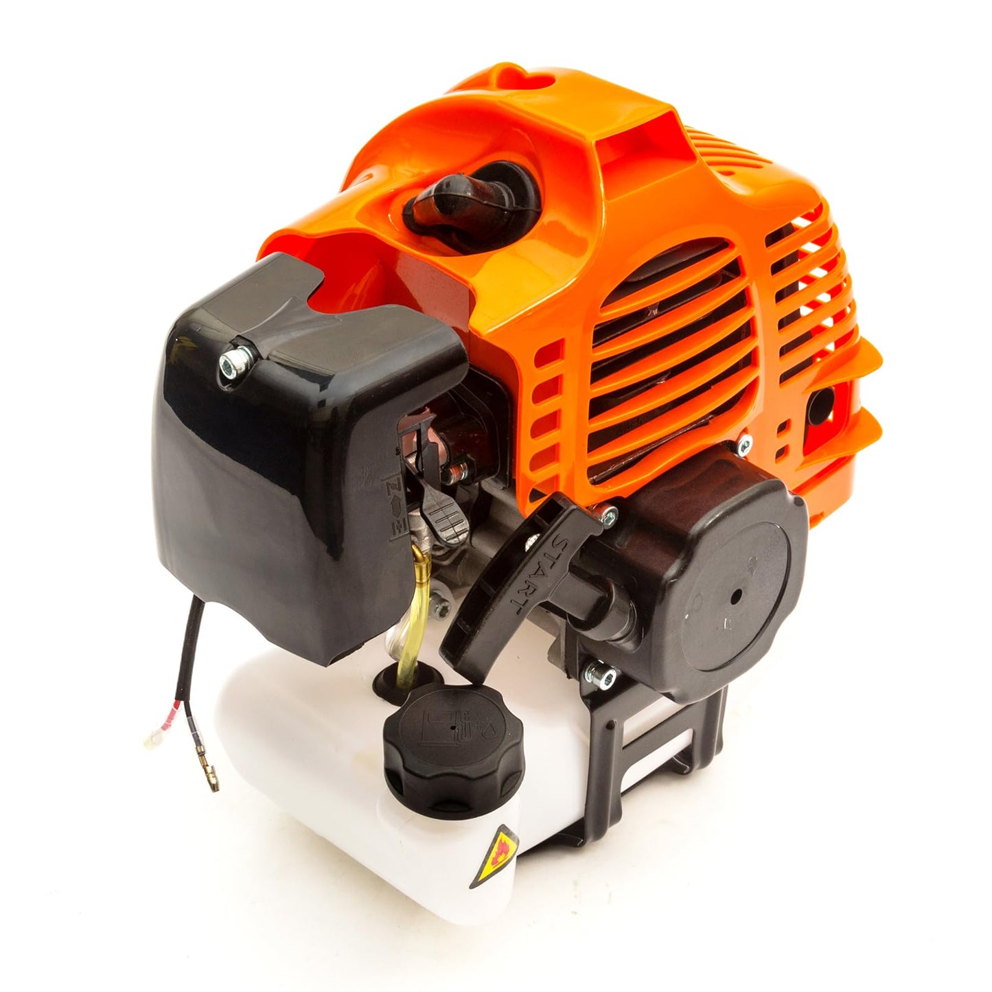 2 Stroke Petrol 52cc Engine 2.5HP Pull Start Garden Grass Trimmer 2T Strimmer Orange