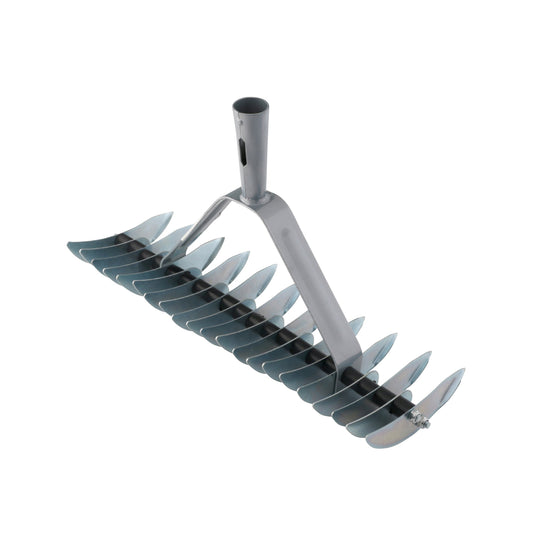 Xclou Lawn Thatching Rake - Moss Removal Tool - Garden Rake Head - Lawn Rake - Lawn Dethatching Rake - Garden Rake - Soil Rake - Leaf Rake - Turf Rake - Grass Cutter - Rake - Garden Tools