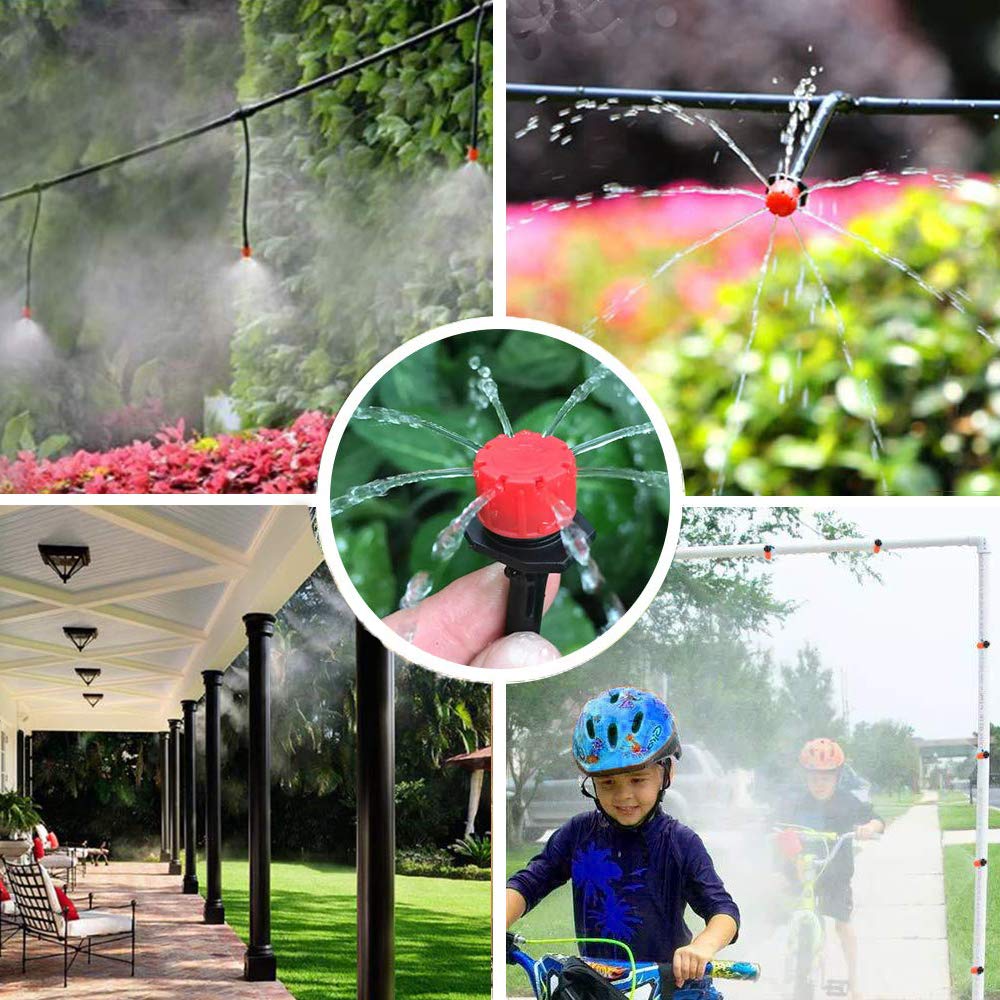 Auto Plant Watering System, MSDADA 82 FT Drip Irrigation System, Garden Irrigation System Kit, Holiday Water Irrigation Control System, Drip Feed Self Watering Systems for Outdoor Plants Greenhouse