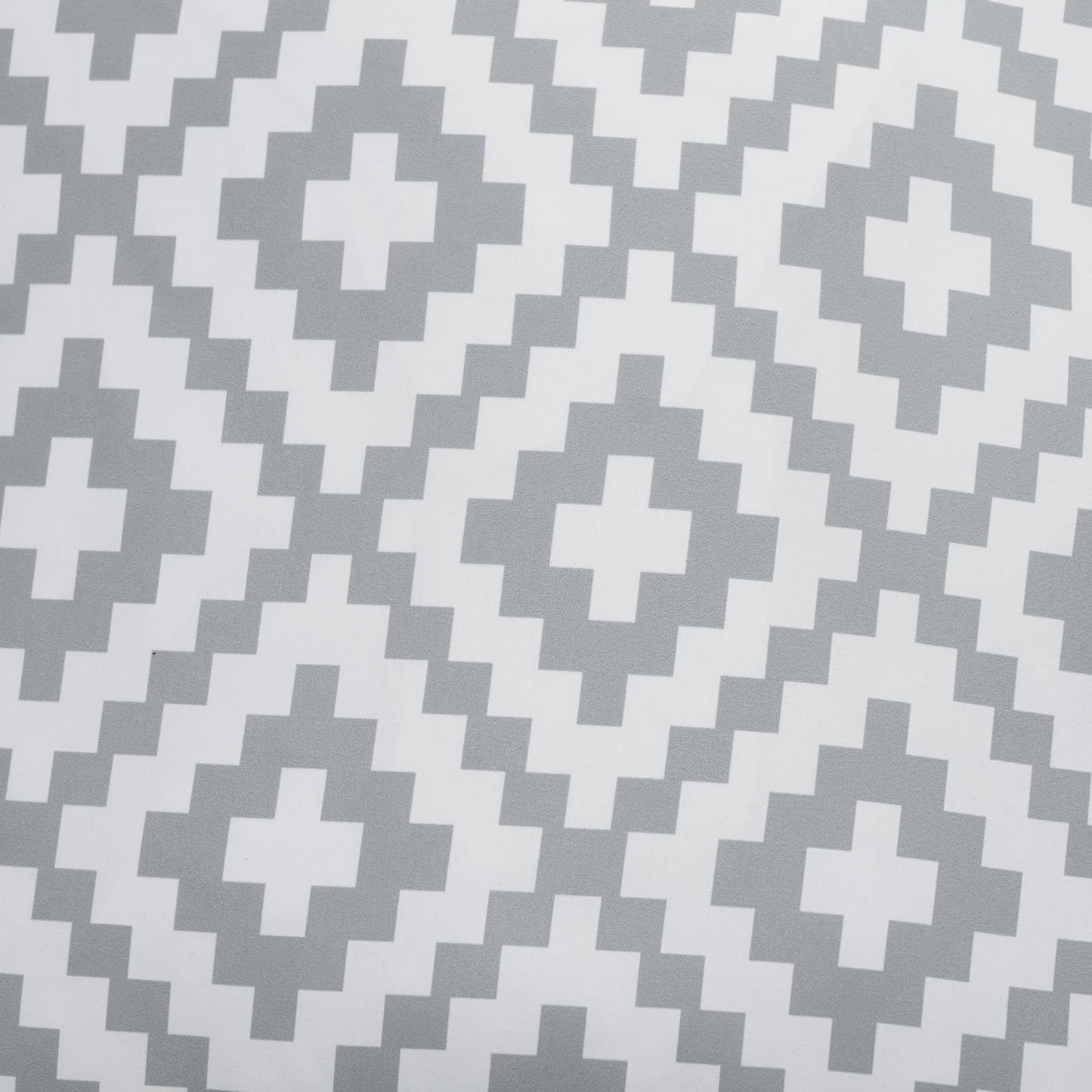 Brentfords 4 Pack of Geometric Outdoor Cushions Cushion Covers Water Resistant Home Geo Grey Decorative Seat Pads Garden Patio Pillow, 45 x 45cm