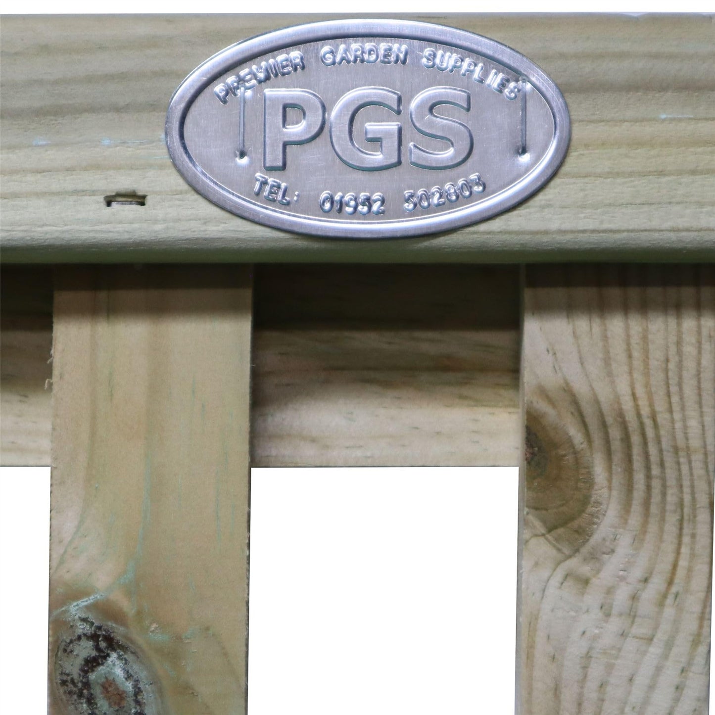 Chunky Urban Square Heavy Duty Framed Wooden Trellis (45mm Thick) Width: 6ft (183cm) x Height: 1ft (30cm) Decorative Fence Panel Topper/Garden Divider/Wall Art/Plant Vine Clingin Wall Grower