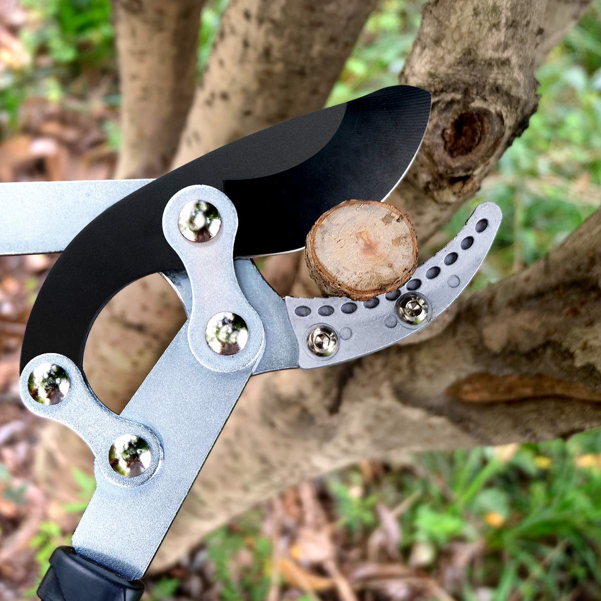 Jardineer Anvil Loppers Shears - Loppers for Gardening Heavy Duty with Pruning Shears & Spare Blade, Effortless Pruning Tree Loppers,Long-Lever Branch Cutters and Tree Trimmer