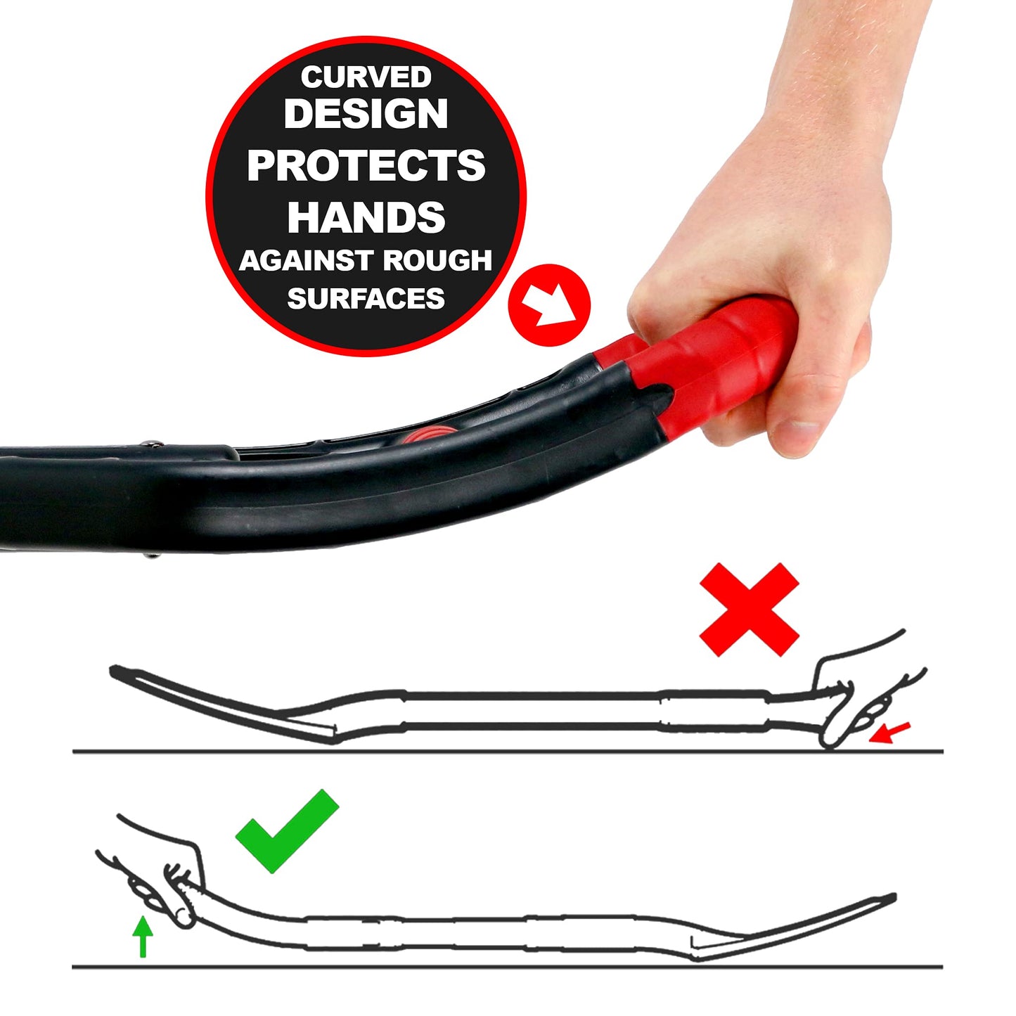 Roamwild Multi-Digger Garden Spade – Reinforced Fibreglass Light Weight Gardening Arrow Head Shovel with Unique Dual Soft AIR Light Grip Technology & Root Saw Stump Cutter.