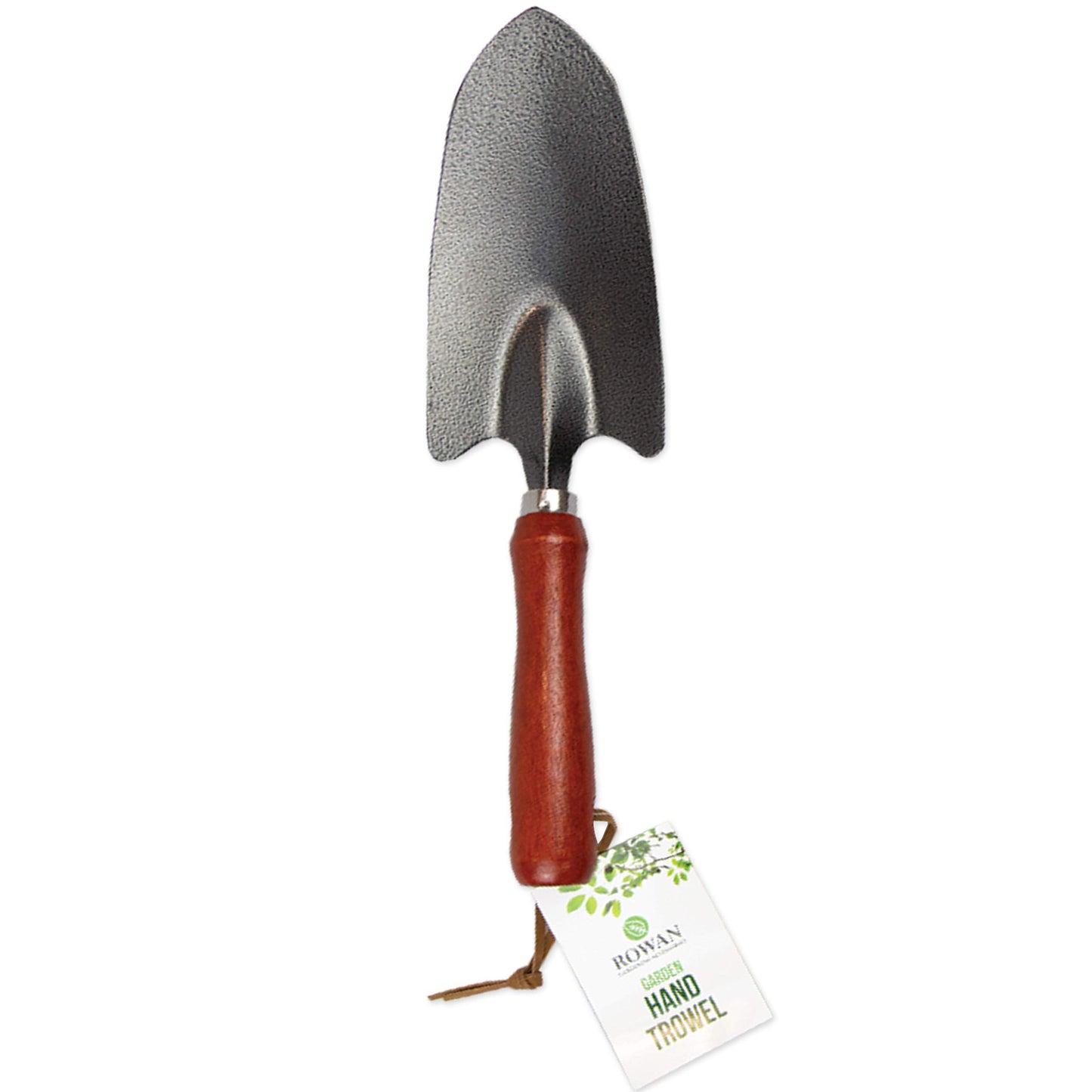 Garden Hand Trowel With Wooden Handle & Storage Loop, Raised Bed Planting Weeding Transplant Spade Tool