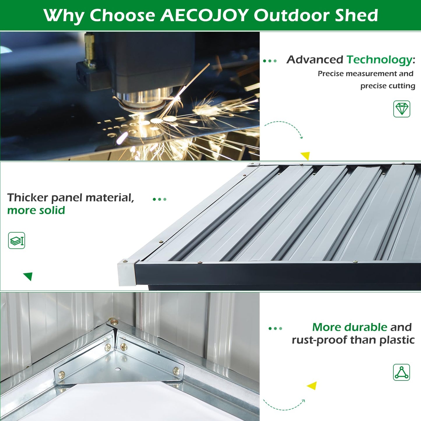 U-MAX 1.5x0.8m Garden Storage Box, Dark Grey