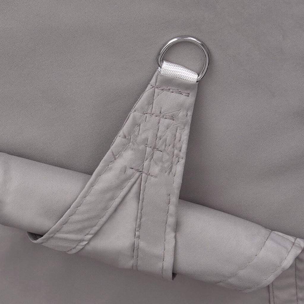 OldPAPA Sun Shade Sail Rectangle Water-resistant Sun Shade 95% UV Block Sunscreen Awning Garden Beach Patio Canopy Grey 3x4m