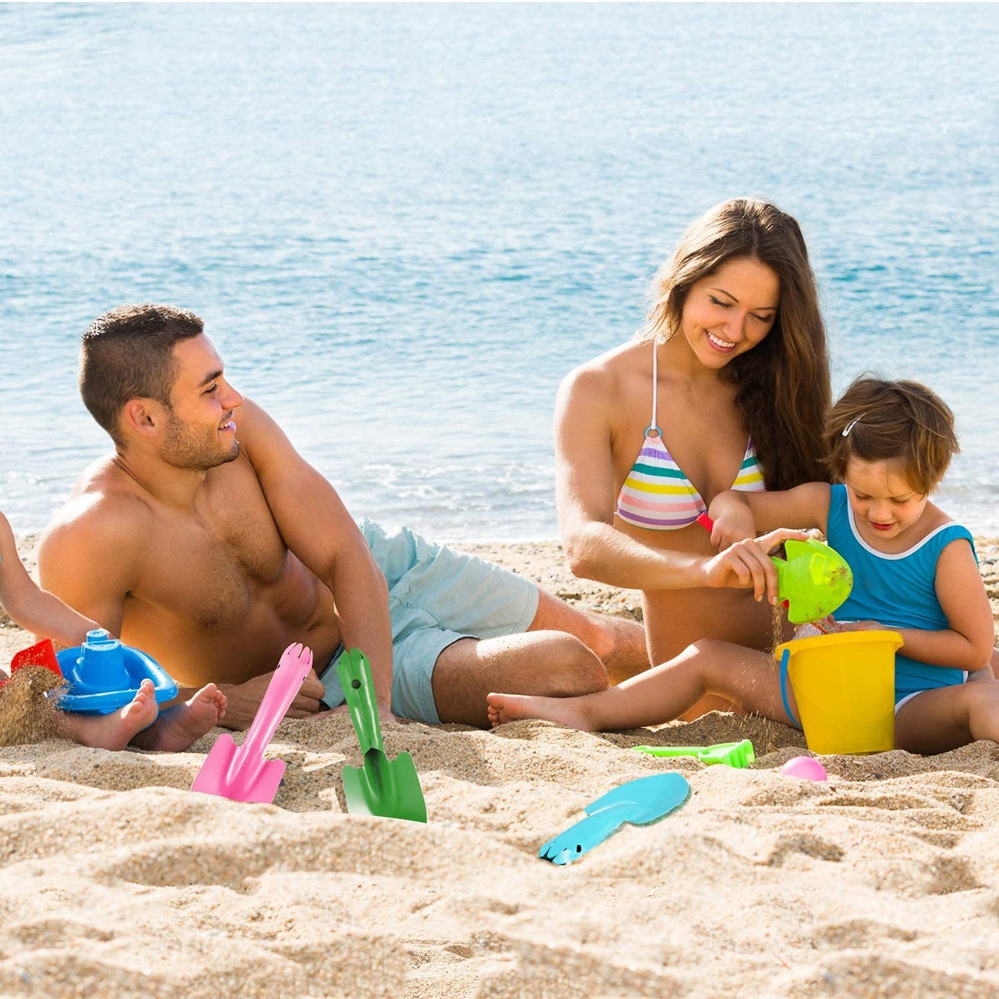 FGYZYP 4 Pcs Garden Mini Colorful Iron Hand Shovel, Trowel Set Garden Light Duty Tool, Miniature Succulent Indoor Outdoor Care for Flower Soil Plant Dig Transplant Kid Teen Women Men Gardening Gift