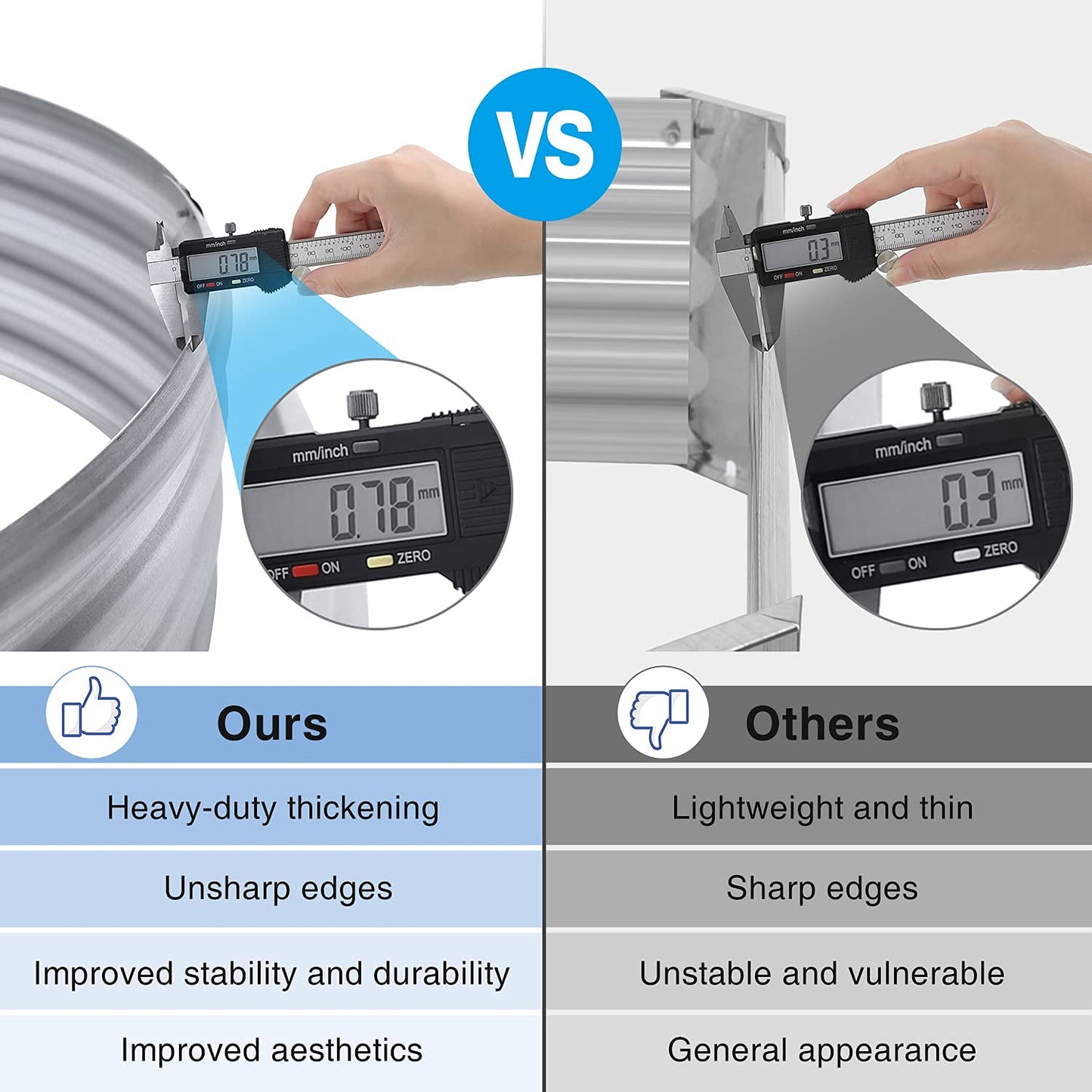 Land Guard Galvanized Raised Garden Bed Kit, Galvanized Planter Garden Boxes Outdoor, Oval Large Metal for Vegetables………