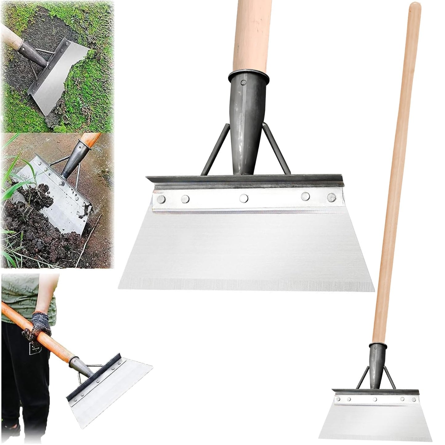 Multifunctional Garden Tool - Outdoor Cleaning Shovel, Patio Weed Remover, Snow Ice Removal