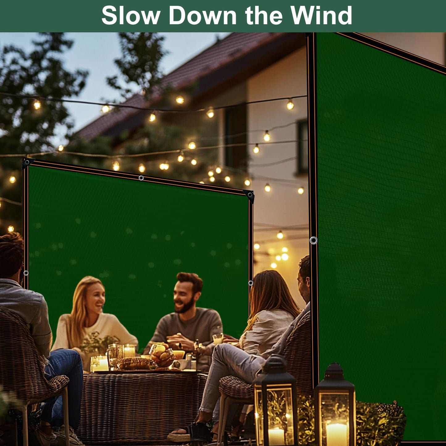 BeGrit Garden Privacy Fence Screening 10m x 2m Privacy Netting 90% HDPE Windbreak Netting Garden Privacy Protective Screens Tear-Resistant Shading Net with Cable Ties for Outdoor Plants Backyard Green