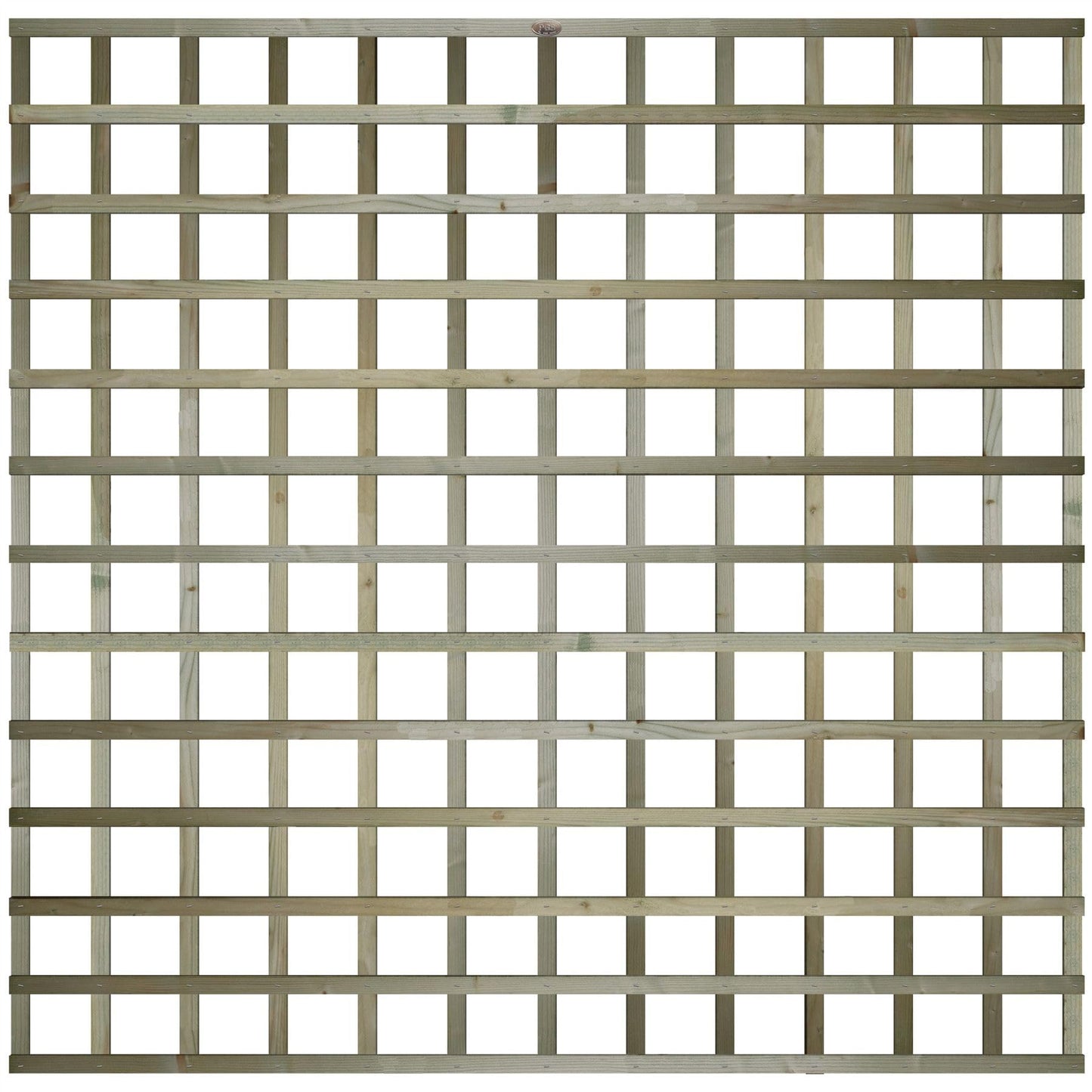 Premier Garden Standard Trellis Panels 120mm Squares Flat Design Width: 6ft (183cm) x Height: 6ft (180cm) Fence Panel Topper Wall Art Plant Growing Vine Trellis Panels