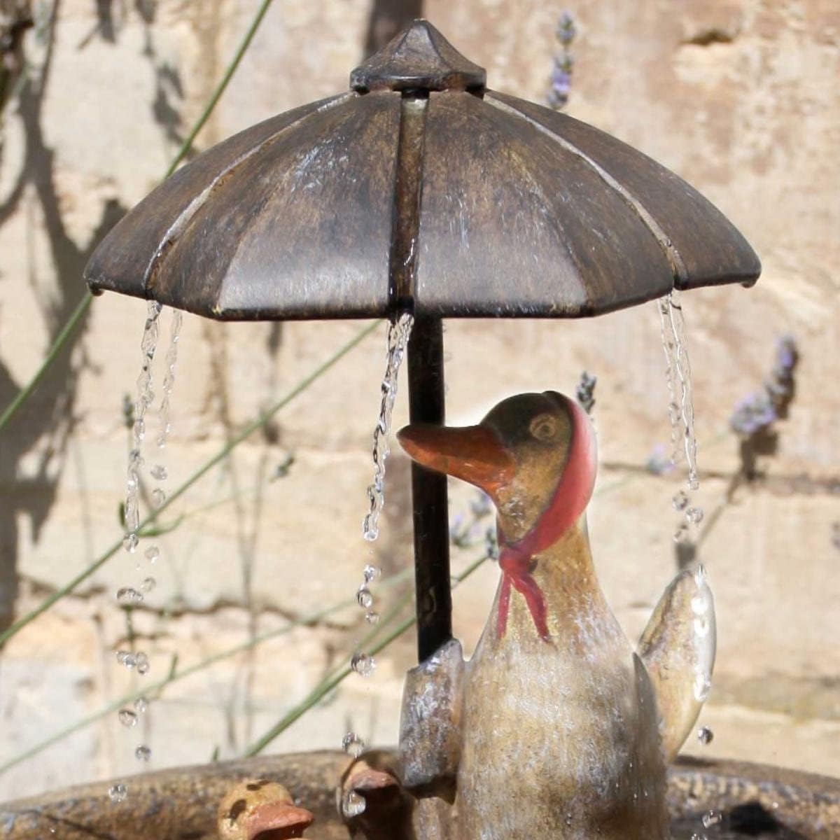 Smart Garden Solar Duck Family Umbrella Fountain