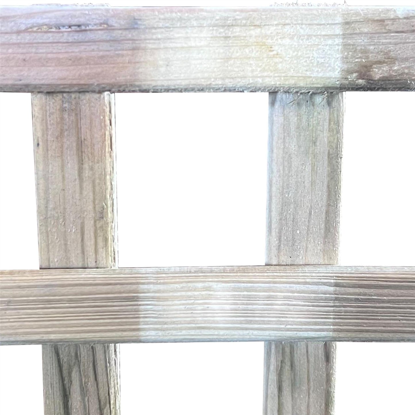 Premier Garden Supplies ELITE WALL SQUARE TRELLIS Pack of 3 Frameless Panels [Width 6ft (183cm) x Height 2ft (60cm)] Made with 8mm x 20mm Rounded Edge Smooth Laths