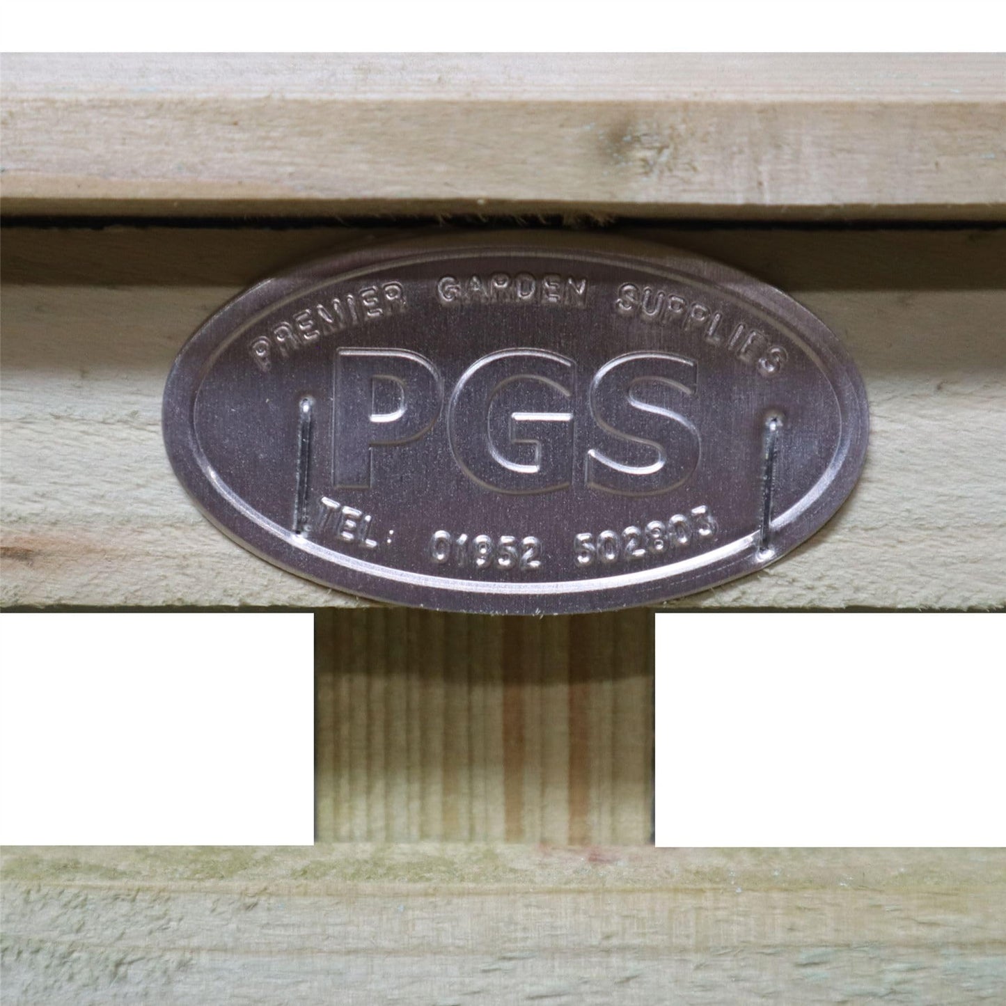 Premier Garden Supplies Vogue Trellis Panel - Venetian Slatted Garden Fence Topper - Horizontal Wooden Slats - A Modern Decorative Style - Pressure Treated (Tanalised) Pergola Wall Art - 6ft x 1.5ft