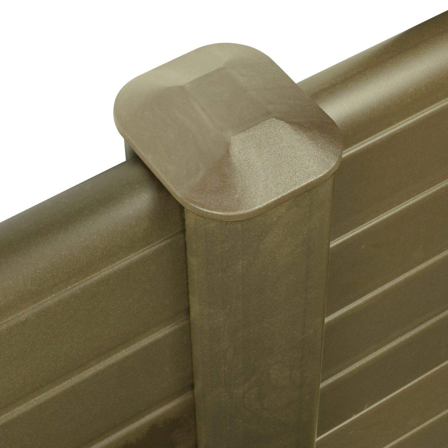 6' (1.8m) Natural Long Composite Fence Board Plastic Eco Fencing Panel Plank Gravel Board
