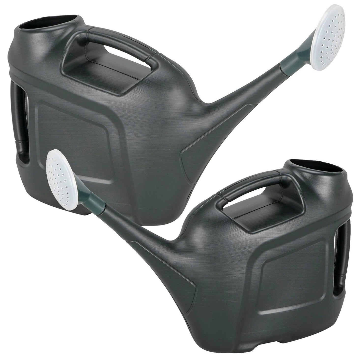 6L Slimline Watering Cans Red/Green Plastic Watering Can With Rose Head Garden Plants Indoor & Outdoor Water Sprinkler For Easy Pouring & Better Control (Green, 1 x 6L Watering Can)