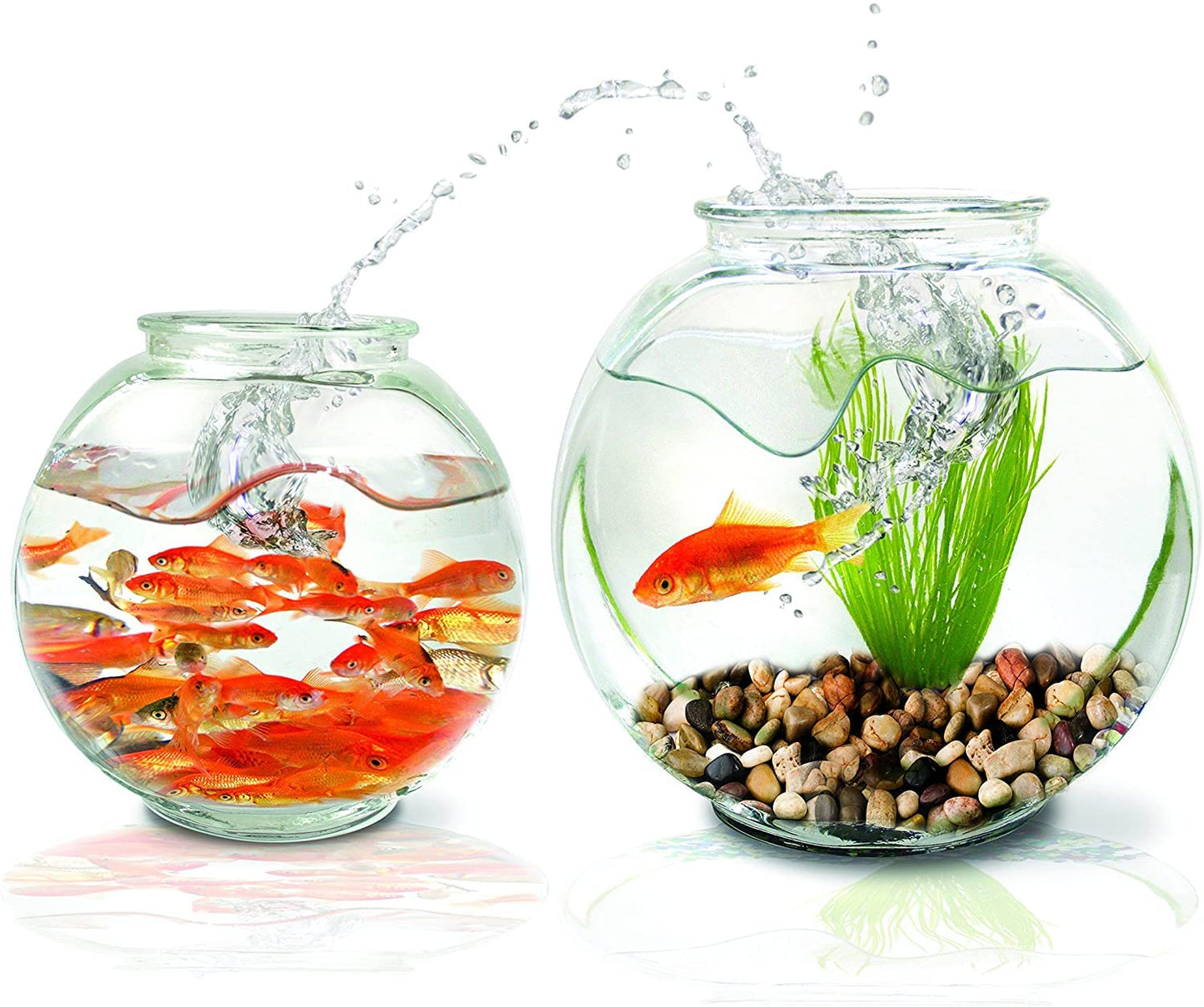 Aleker Decorative Pebbles, 2.2lb Natural Small Polished Mixed Stones Gravel for Plant Aquariums, Flowerpot, Landscaping, Ponds,Terrariums Vase Fillers, DIY, Home Garden Decoration(Approx.0.5-1.2 inch)