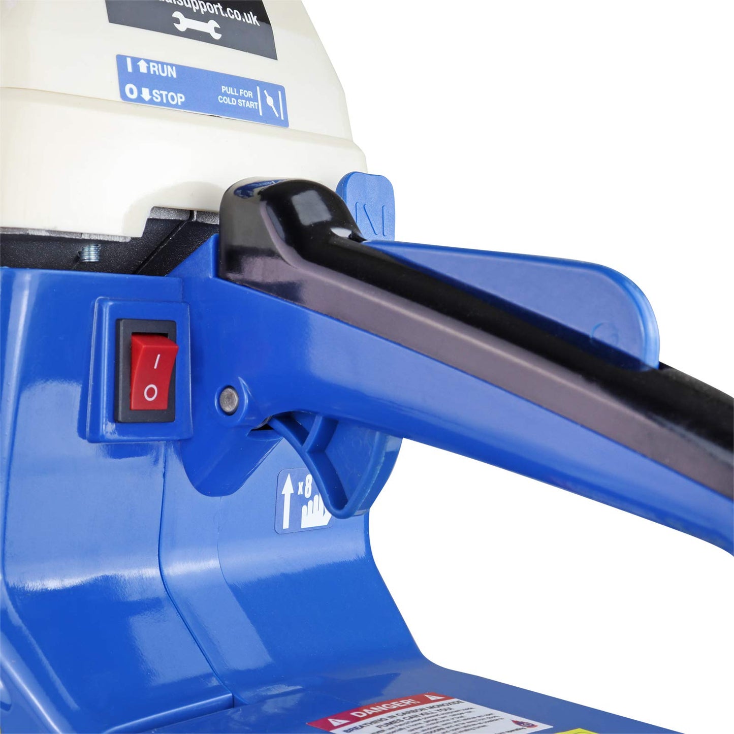 Hyundai HYC6220 62cc Petrol Chainsaw 20 Inch Cutting Bar Includes 2 Chains, Chain Saw Carry Bag, Chain File & 2 Stroke Fuel Mixing Bottle, Cordless Garden Tools. Blue