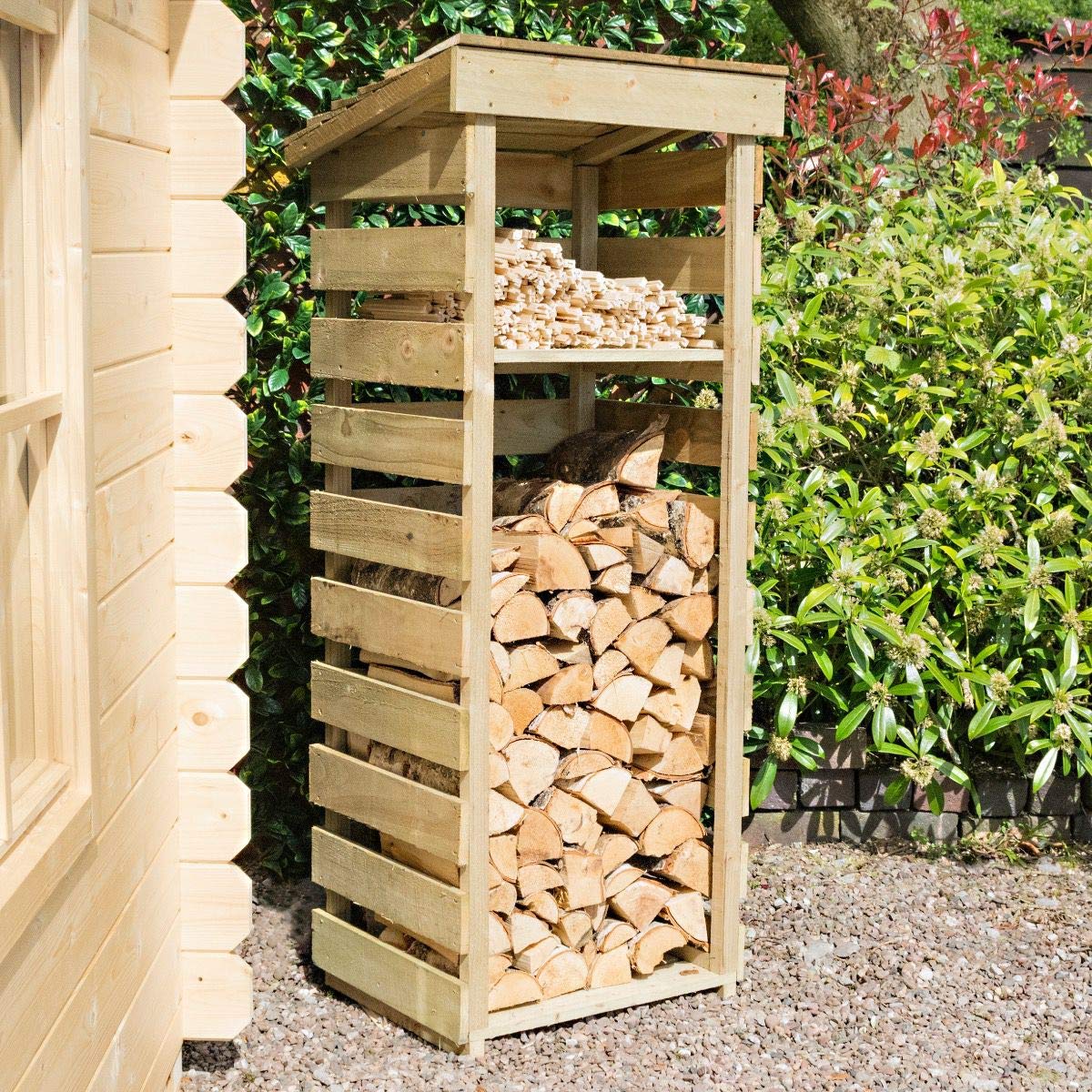 Rowlinson Narrow Log Store Pressure Treated Timber