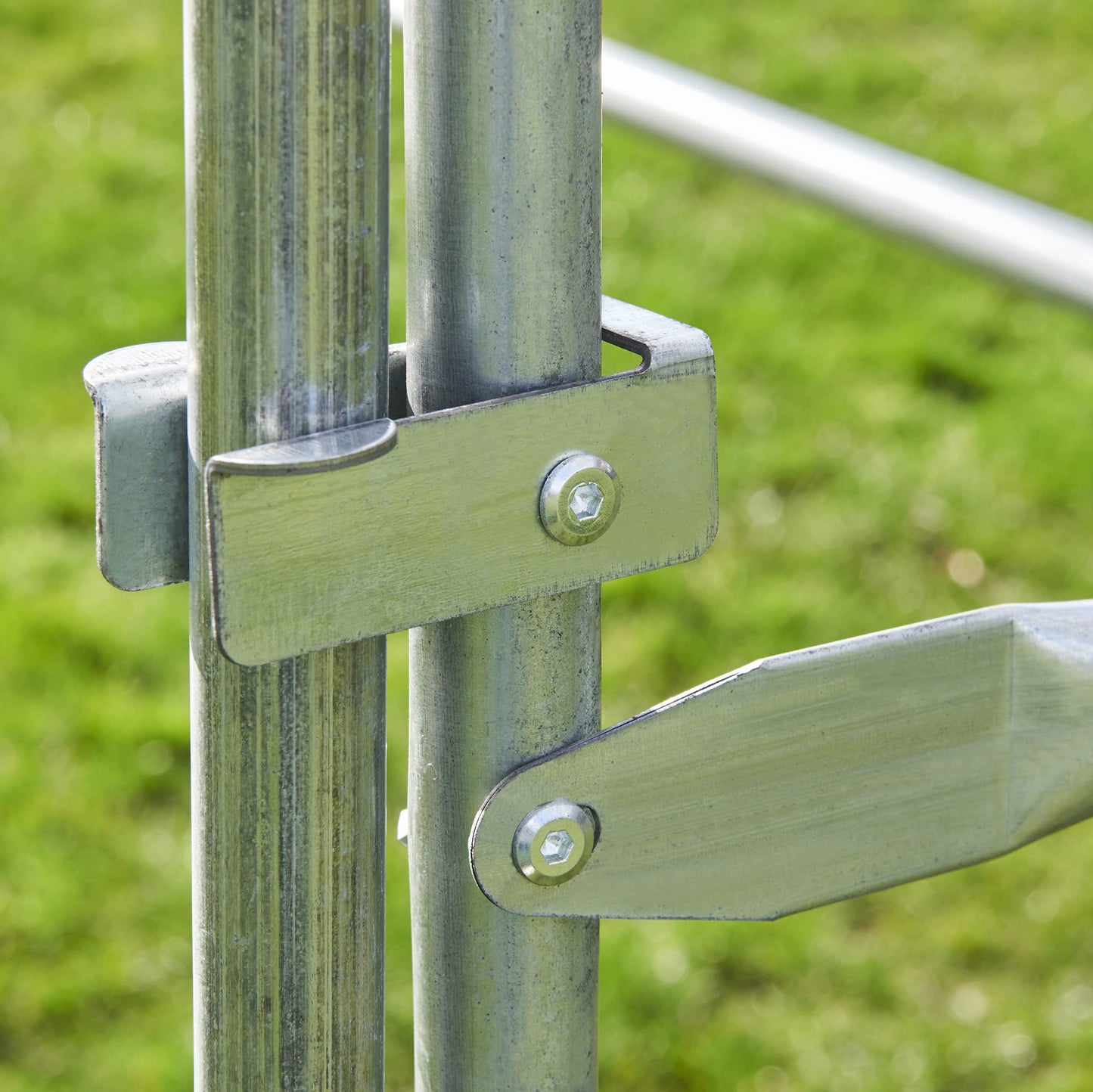 FeelGoodUK 6M(L) x 3M(W) x 2M(H) Polytunnel Greenhouse Pollytunnel Poly Polly Tunnel Fully Galvanised Anti Rust Steel Frame (PT6) With Metal Door