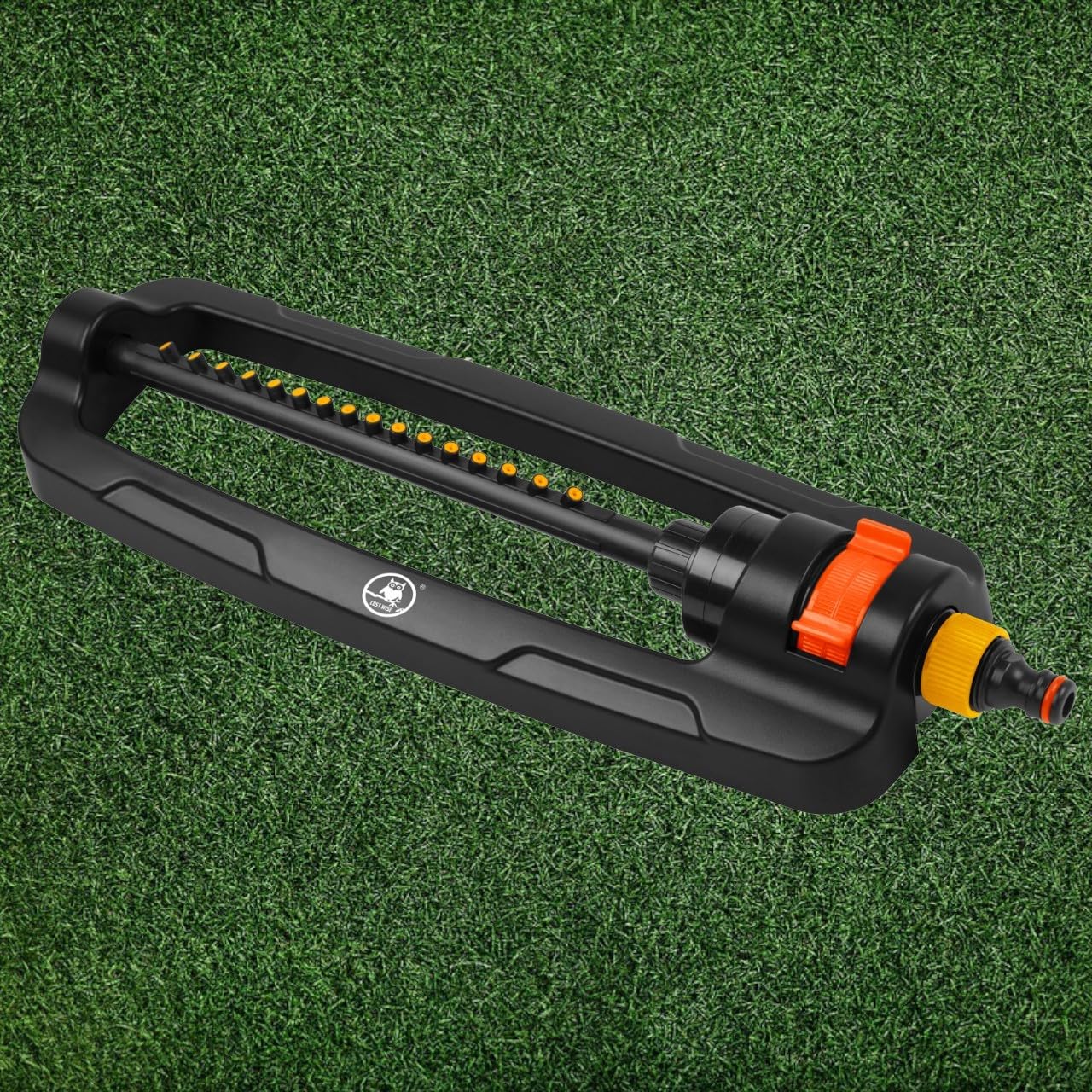 Lawn/grass/garden watering/irrigation oscillating Bar Sprinkler,Easy Adjustment and Oscillating,standard universal click hose connection