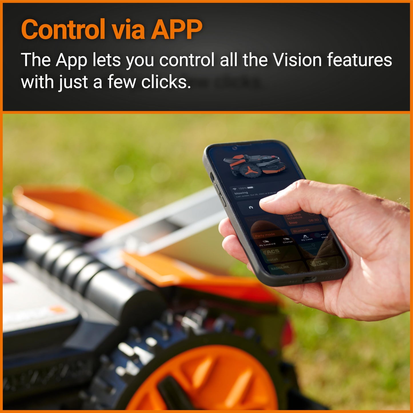 WORX Landroid Vision M800 Robotic Mower WR208E 800M2