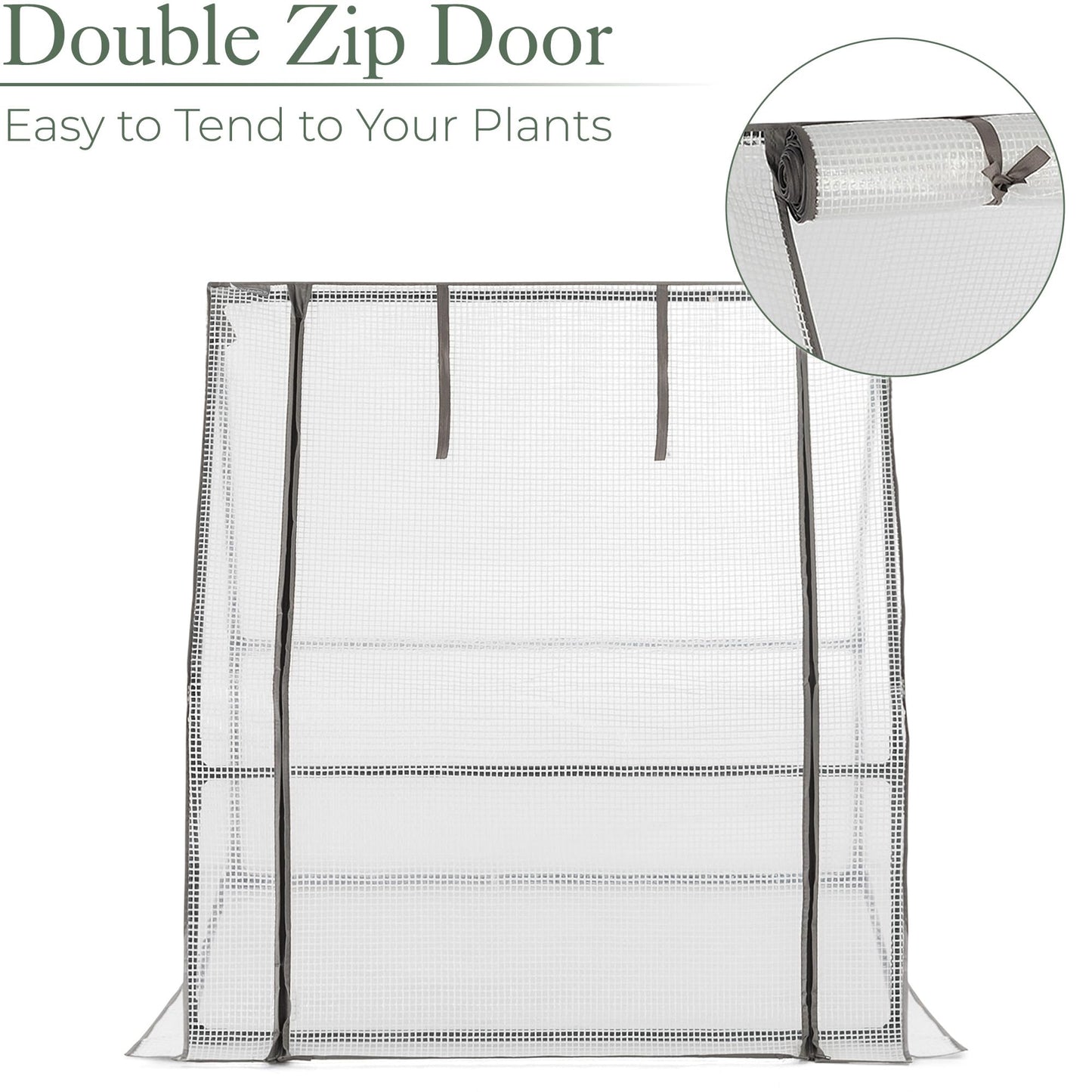 CHRISTOW Large Grow Tunnel Cloche Garden Polytunnel Greenhouse With Reinforced Cover (choose 0.9m, 1.8m, 2.7m or 3.6m long)