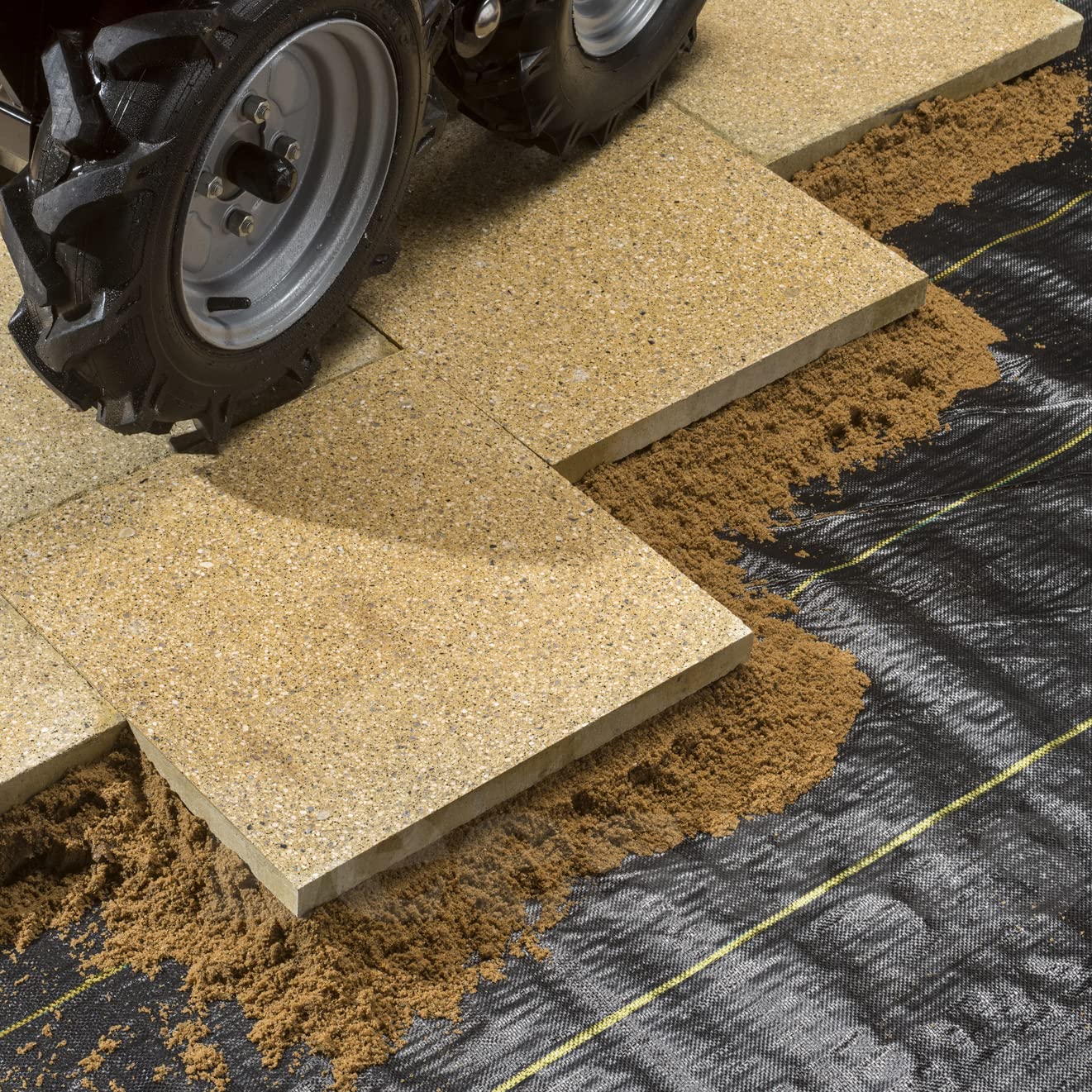 Pro-Tec Garden Products 125gsm Gold-Line EXTRA HEAVY DUTY 1m, 2m, 4m Wide Weed Control Fabric Landscape Ground Cover Membrane Barrier Sheet (GOLD 4m x 5m)