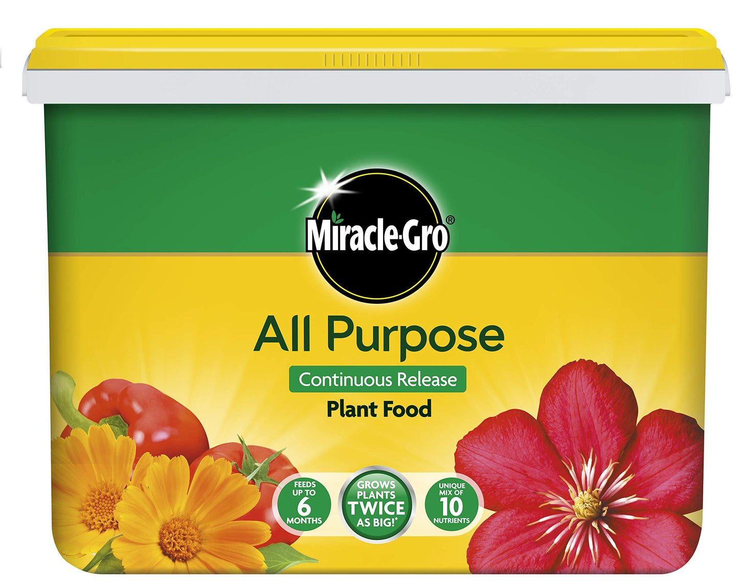 Miracle-Gro Continuous Release Plant Food, 2 kg Tub