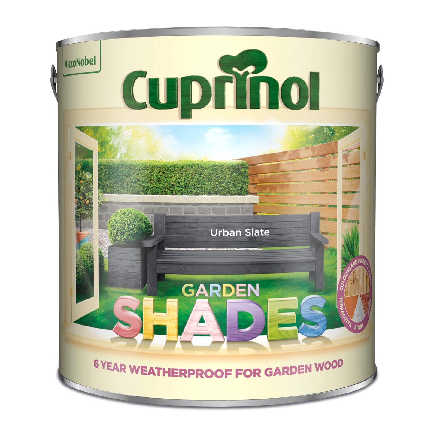 Cuprinol 5159075 GSUS25L Garden Shades Urban Slate 2.5 Litre