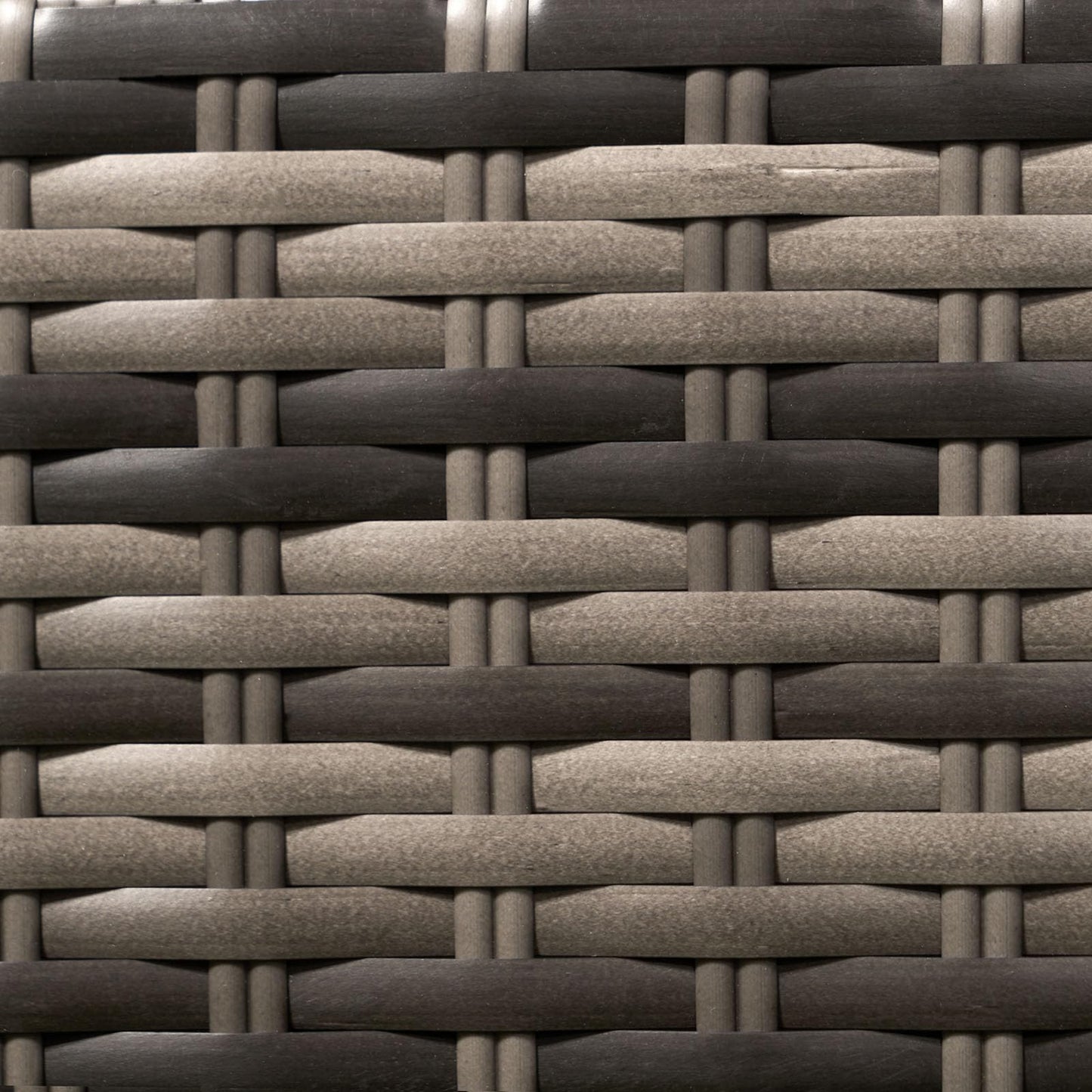 OHS Rattan Garden Furniture, 5 Seater Garden Corner Sofa with Table Set Outdoor Seating Patio Conservatory Wicker Table Soft Cushions - Grey