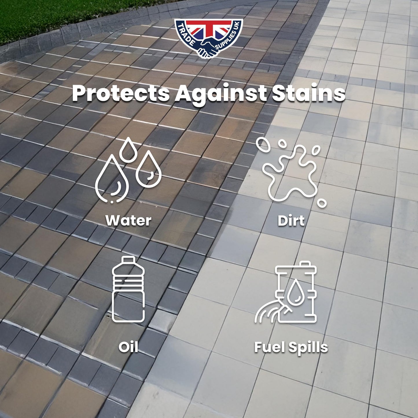 Trade Supplies UK - Extreme Seal Patio & Block Paving Sealer - High Durability High Concenterate - Wet Look - 20 litre