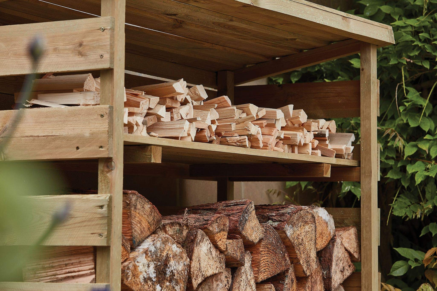 SIMPLY WOOD HEAVY DUTY WOODEN LOG STORE