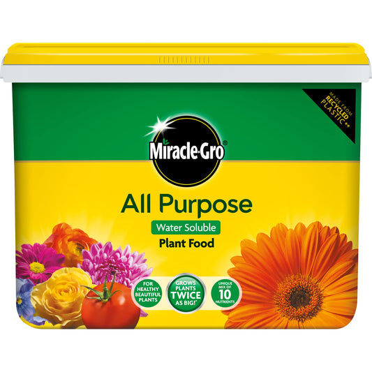 Miracle-Gro All Purpose Water Soluble Plant Food Tub, 2 kg, Brown