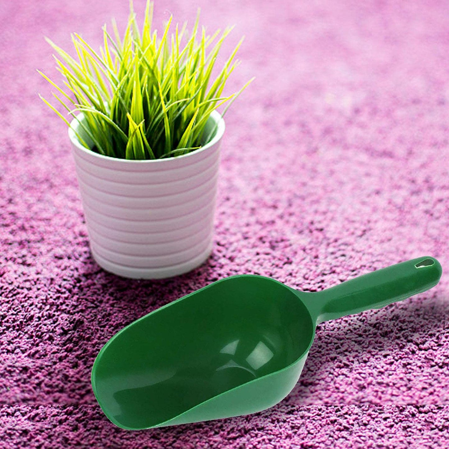 Portable Plastic Scoop Multi-Function Soil Shovel Spoons Spades Trowels Garden Scoop Digging Tool Cultivation Gardening Courtyard Flower Planting Tools